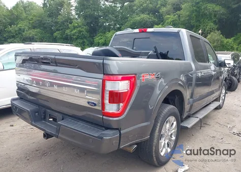 2022 Ford F-150 Platinum from USA, damaged, VIN 1FTFW1E50NFA96459